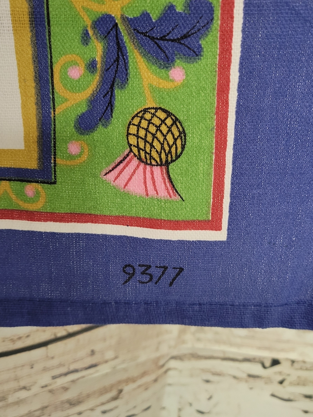Vintage Amazing Grace Scottish Bagpipes 100% Cotton Tea Towel Hymn Kitchen Towel - Picture 5 of 7